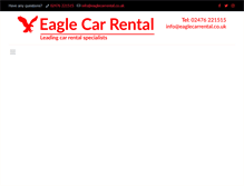 Tablet Screenshot of eaglecarrental.co.uk